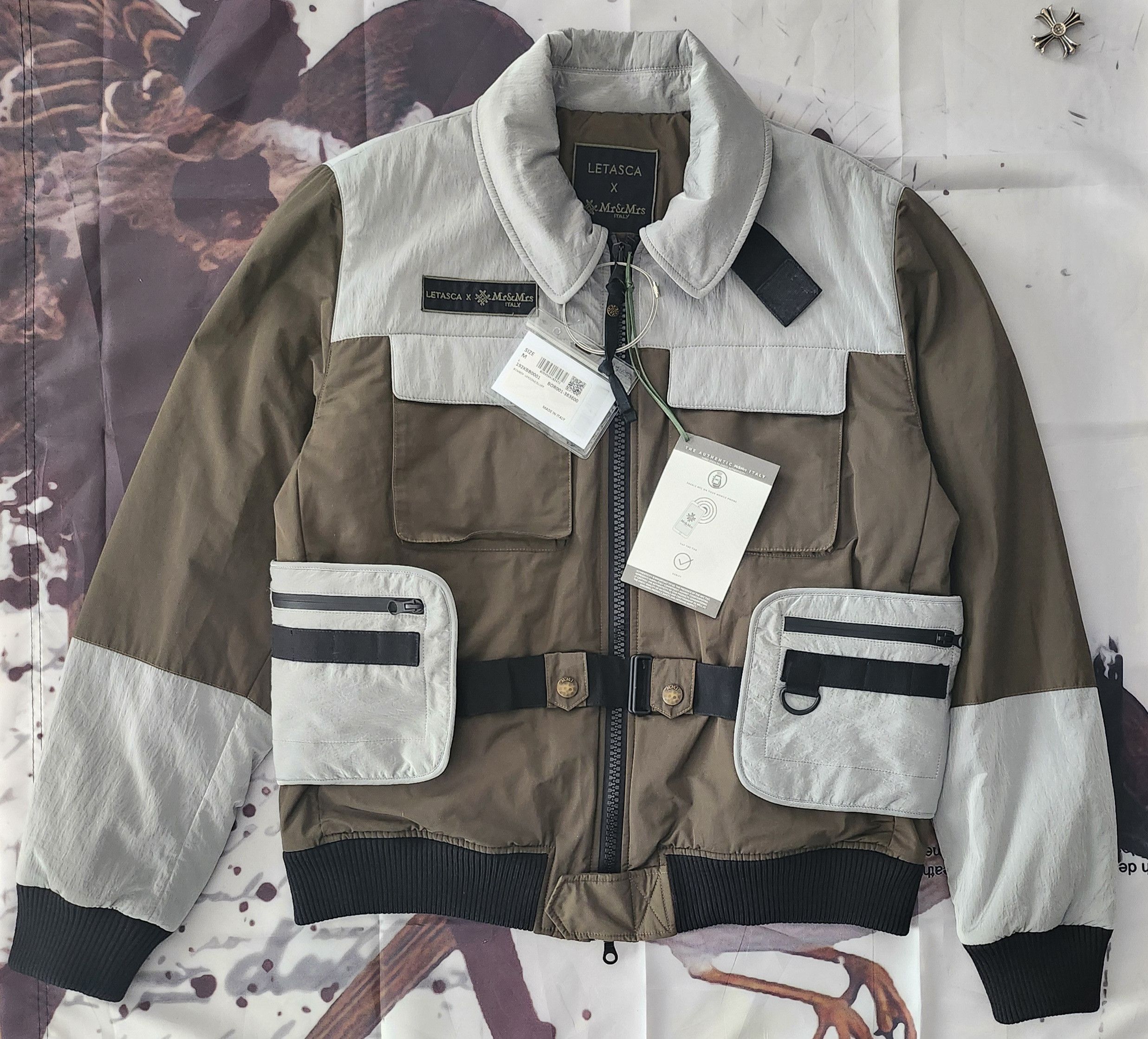 Letasca × MR & MRS ITALY Mr & Mrs Italy x Letasca Padded Bomber Jacket Size US M / EU 48-50 / 2 - 1 Thumbnail