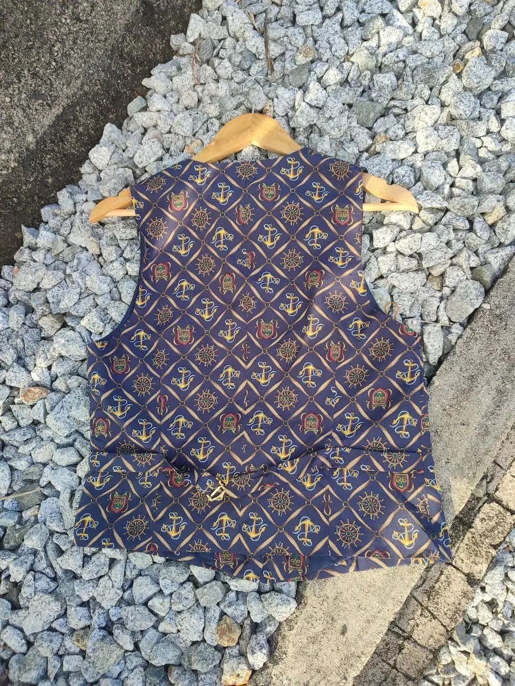 Burberry Burberrys Nautical Print Vest – Made in Japan Vintage Size US XS / EU 42 / 0 - 5 Thumbnail