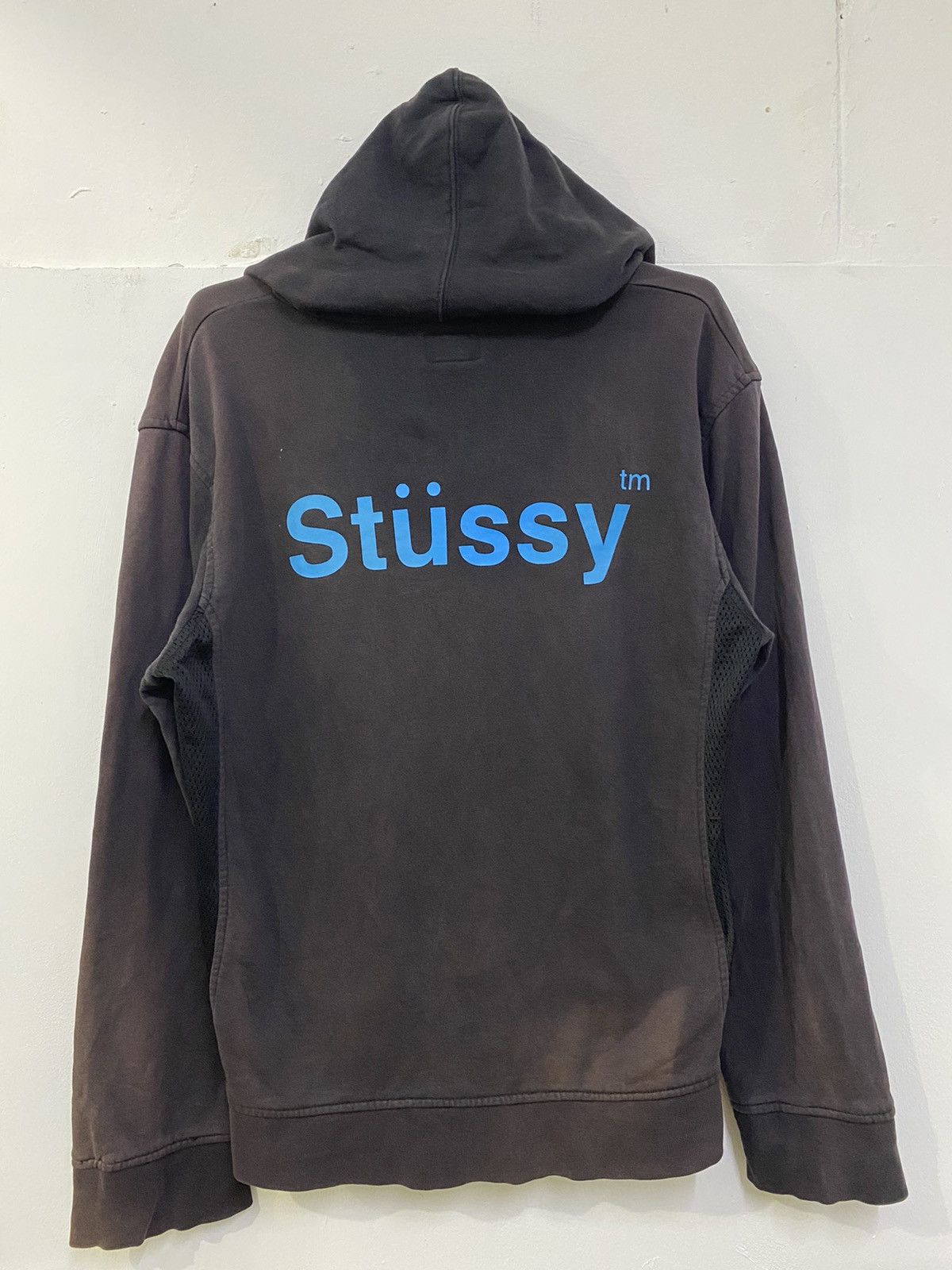 Stussy 💥STUSSY BASIC SPELL OUT SUNFADED HOODIE Size US M / EU 48-50 / 2 - 1 Thumbnail