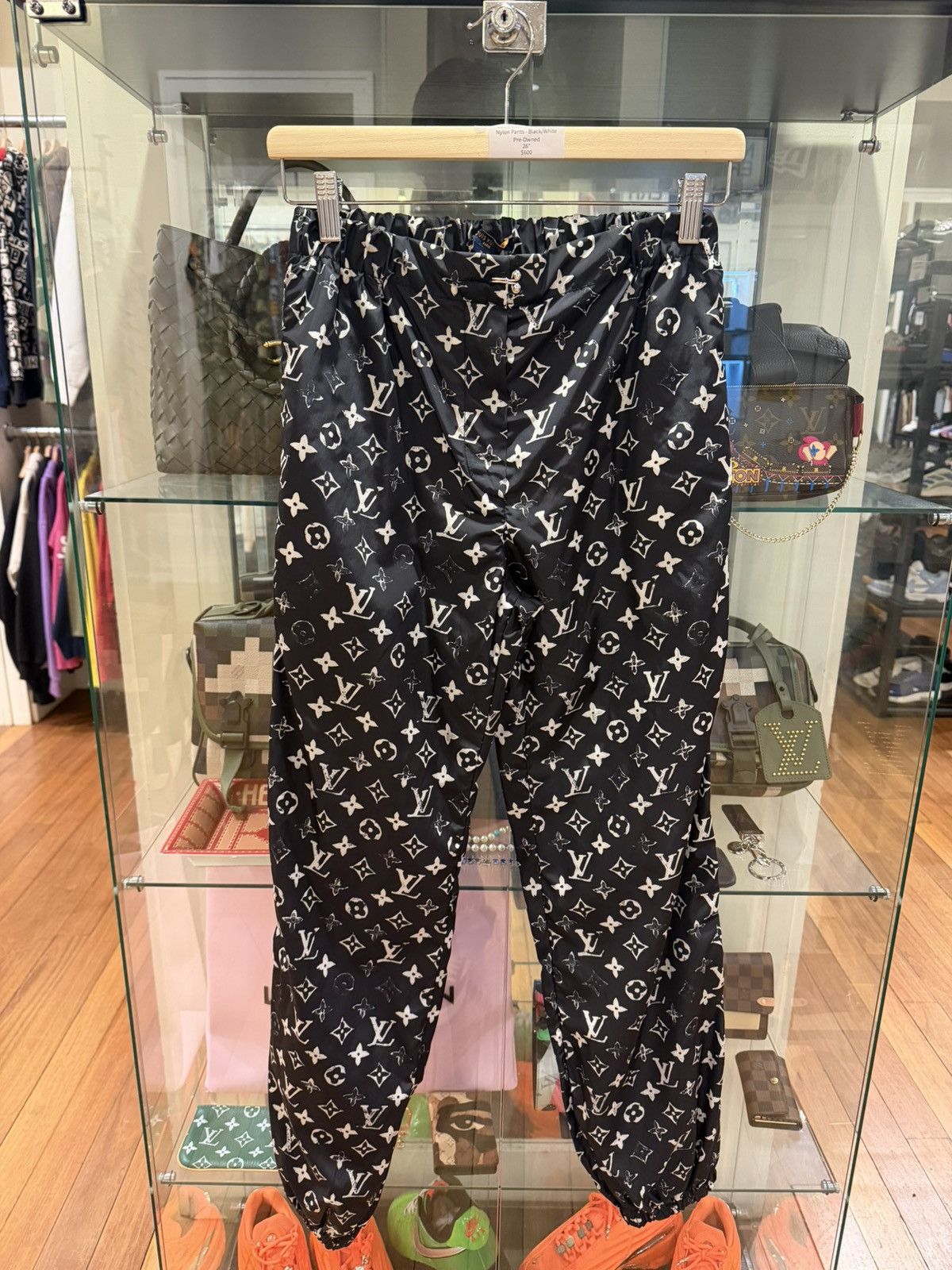 Louis Vuitton Louis Vuitton Monogram Nylon Pants - Black/White Size US 26 / EU 42 - 1 Thumbnail