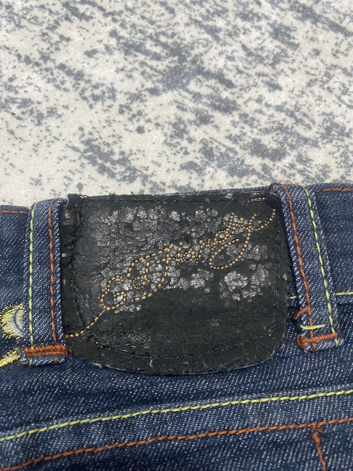 Christian Audigier Ed hardy x christian audiger vintage drip skull in ass jeans Size 29" - 12 Thumbnail