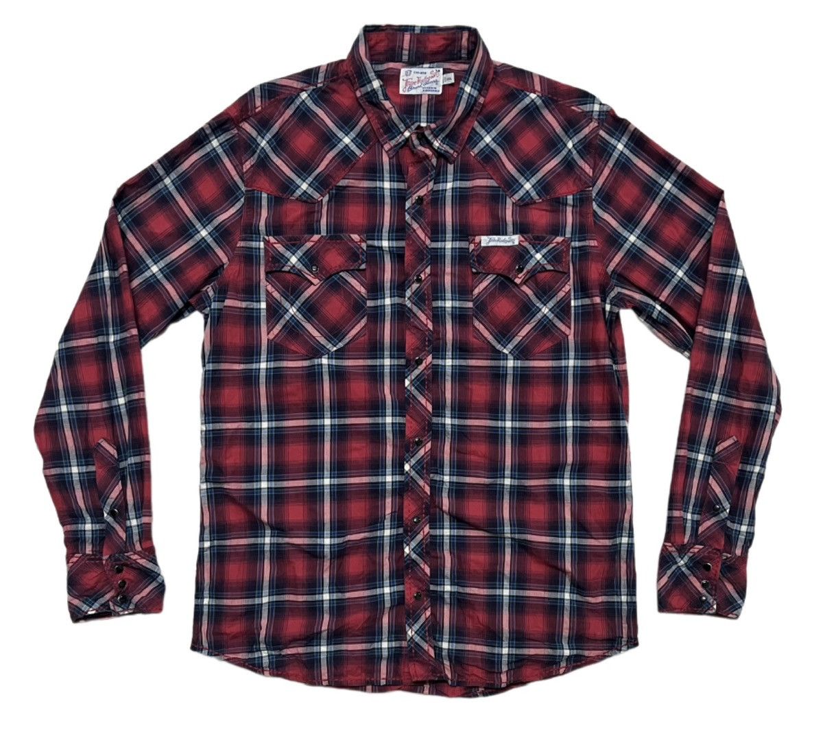 True Religion TRUE RELIGION Western Flannel Rare Button Up Shirt Size US XL / EU 56 / 4 - 2 Thumbnail
