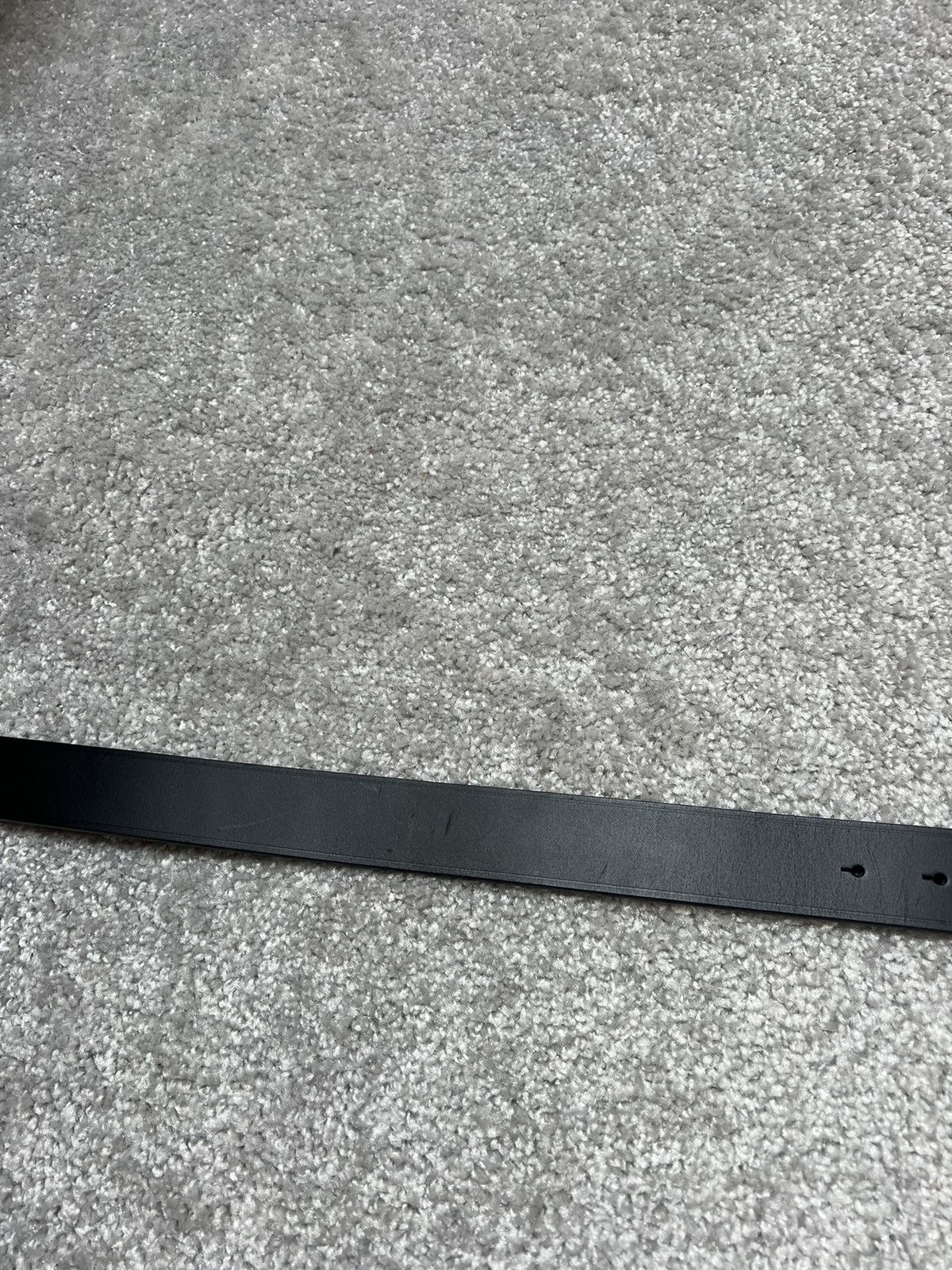 Balenciaga Balenciaga BB Gold Buckle Leather Belt Size ONE SIZE - 8 Thumbnail