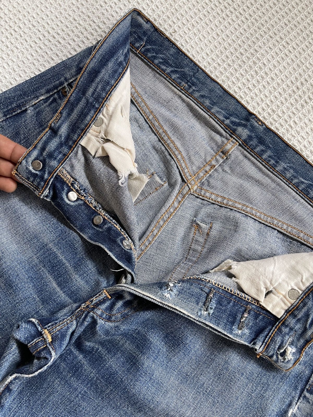 Levi's True Vintage🔥60s Levis 501 Big E Hidden Rivet Selvedge Jeans Size US 30 / EU 46 - 13 Thumbnail