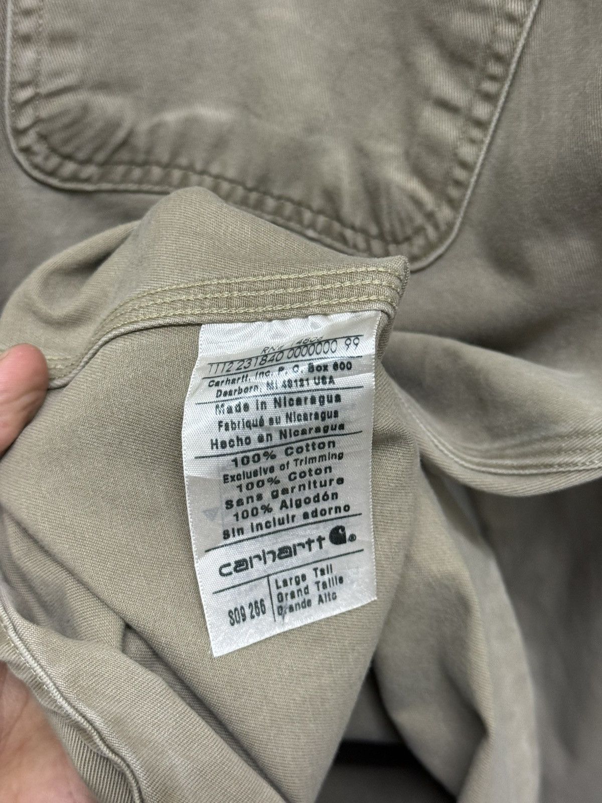 Carhartt Distressed Carhartt Cargo Pocket Button Up Shirt Size US L / EU 52-54 / 3 - 6 Thumbnail