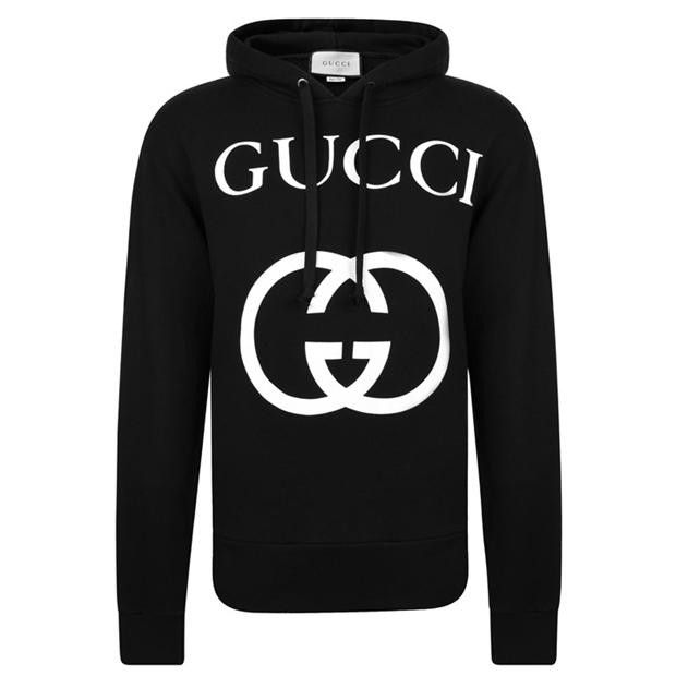 Gucci GUCCI Logo Hoodie Size US M / EU 48-50 / 2 - 5 Thumbnail