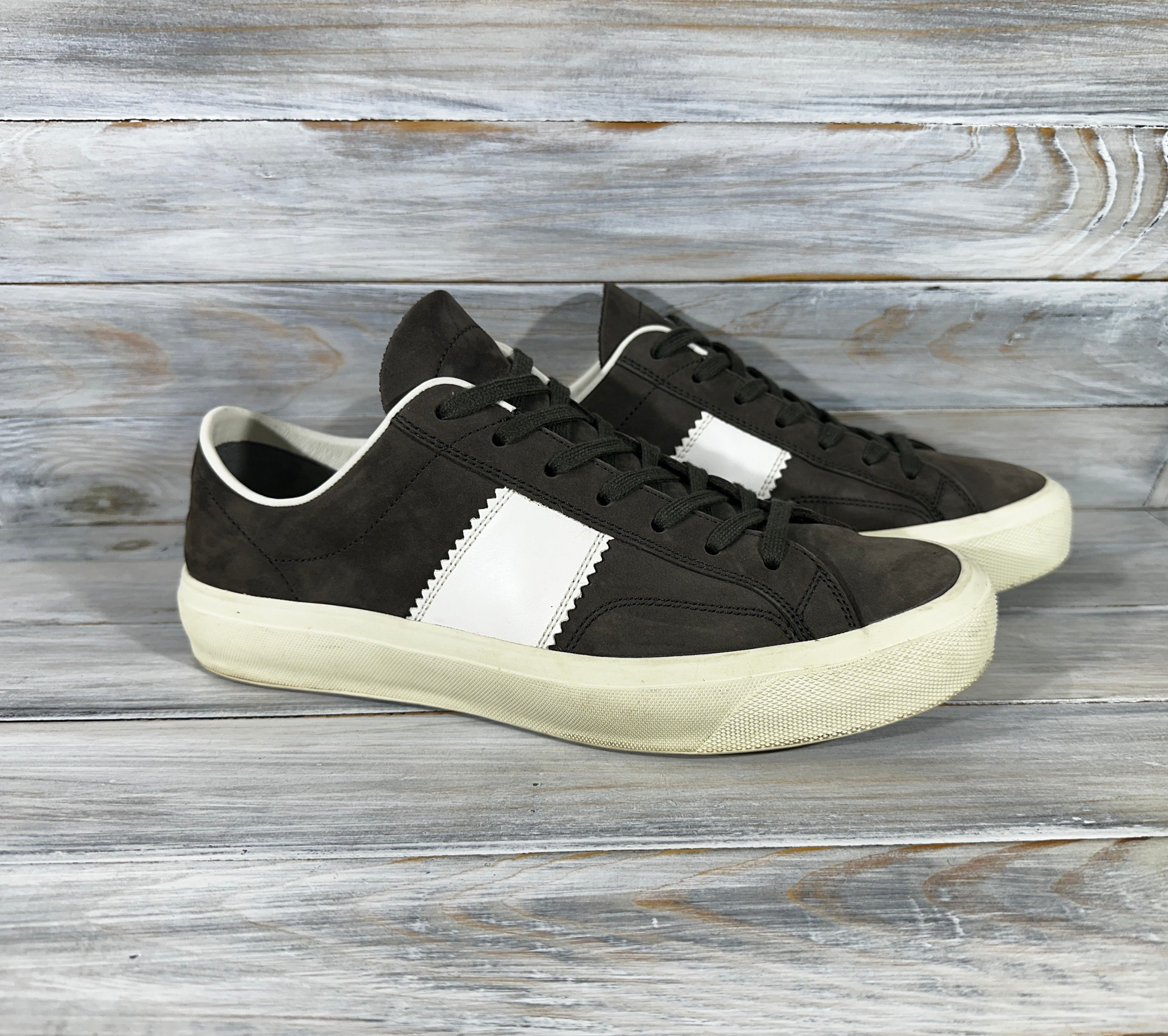 Tom Ford Tom Ford Suede Low Top Sneakers Made In Italy Luxury Brand Size US 7.5 / EU 40-41 - 13 Thumbnail