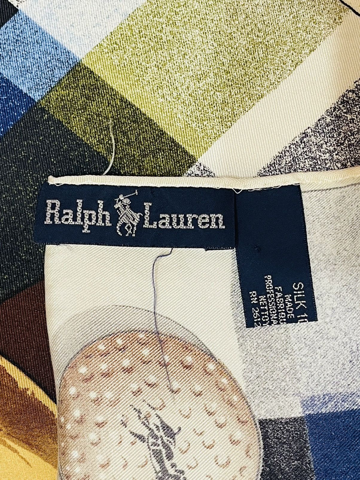 Ralph Lauren VINTAGE RALPH LAUREN SILK SCARF RARE Size ONE SIZE - 7 Thumbnail