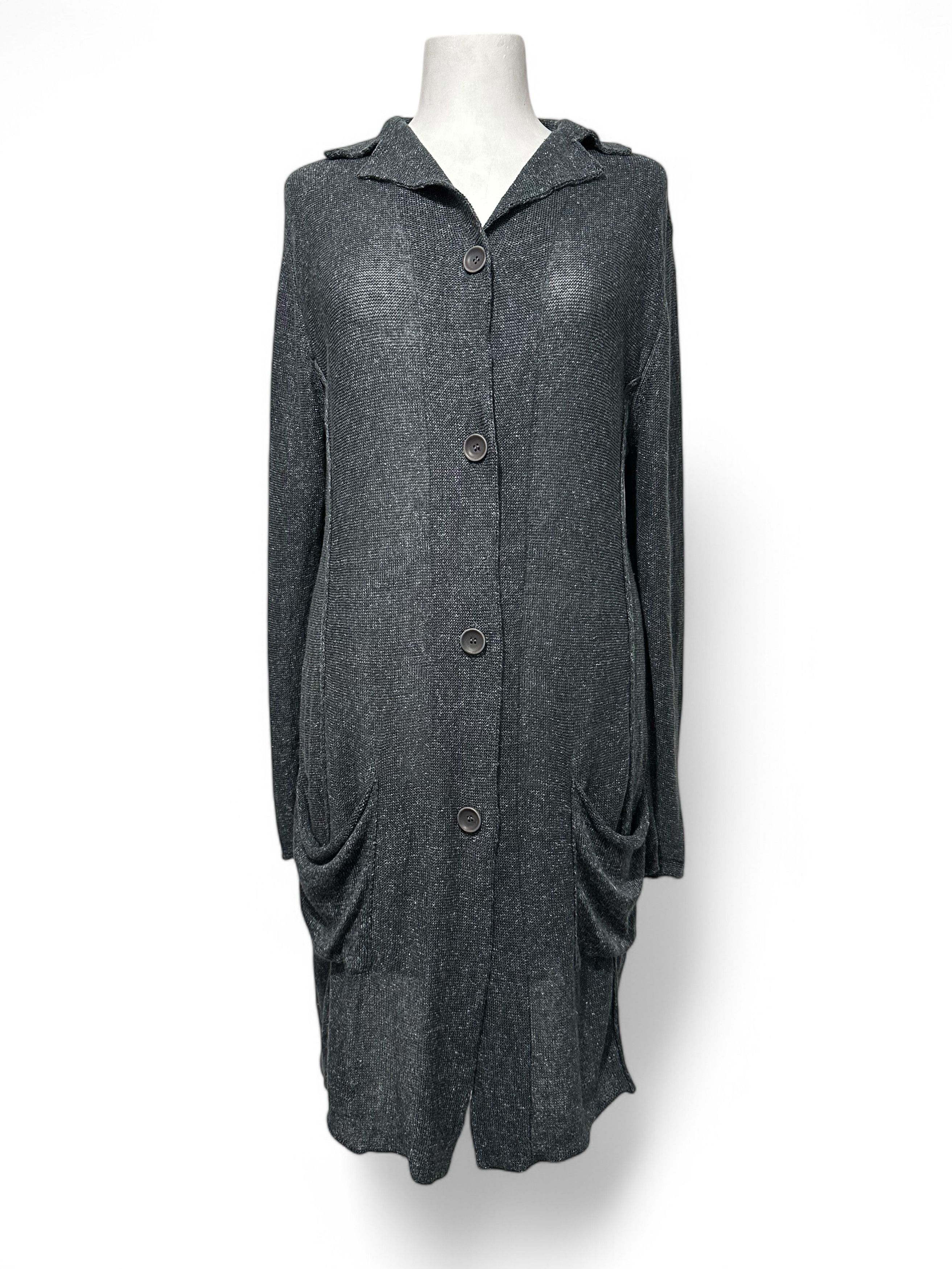 OSKA × Rundholz OSKA Pure Linen Knit Buttoned Ligh Coat Jacket Cardigan Sz 2 Size M / US 6-8 / IT 42-44 - 1 Thumbnail