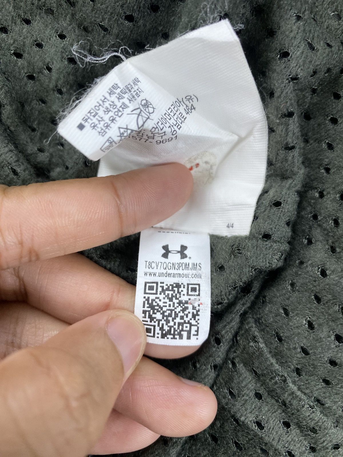 Japanese Brand × Under Armour × Vintage Vintage Under Armour Rare Green Army Fullzip Hoodie Jacket Size US M / EU 48-50 / 2 - 8 Thumbnail