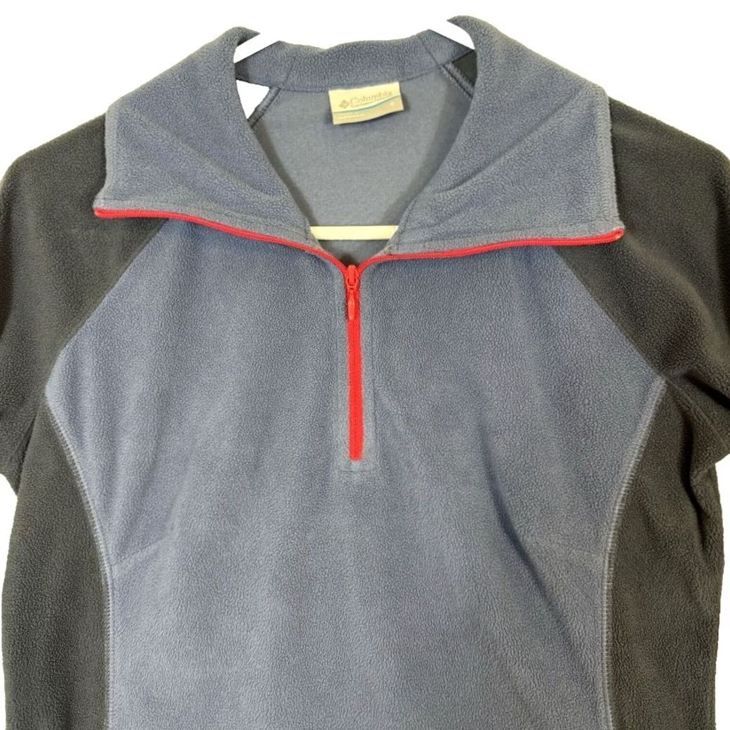 Vintage Columbia Mens Fleece Jacket Small Long Sleeve 1/4 Zip Navy Blue Polyester M 118 Size US S / EU 44-46 / 1 - 5 Thumbnail