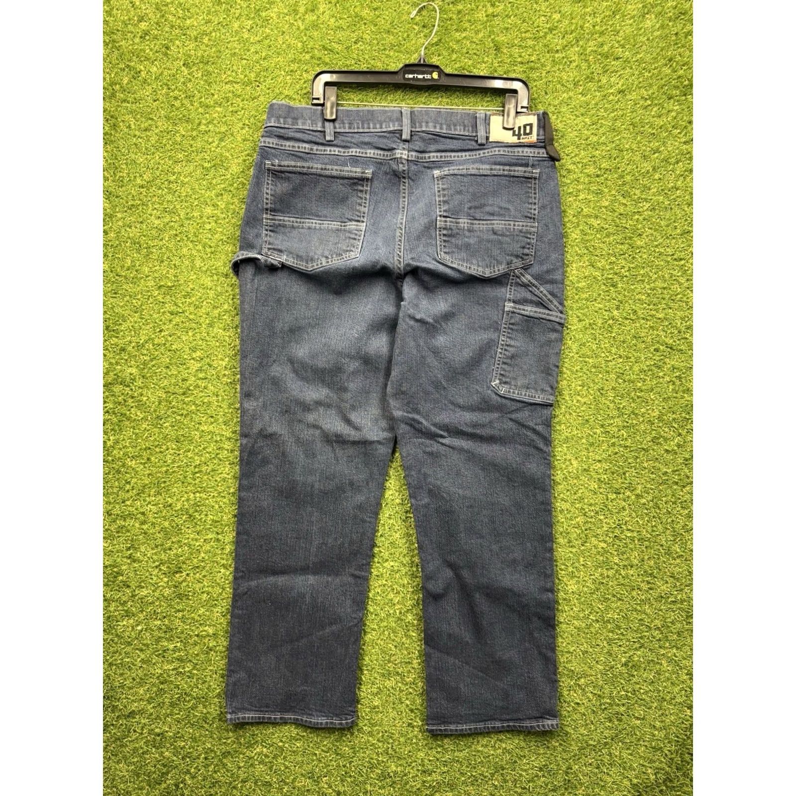 Denime Duluth Jeans Mens 38X30 Standard Fit Dark Wash Denim Workwear Shirt? Size US 38 / EU 54 - 2 Thumbnail