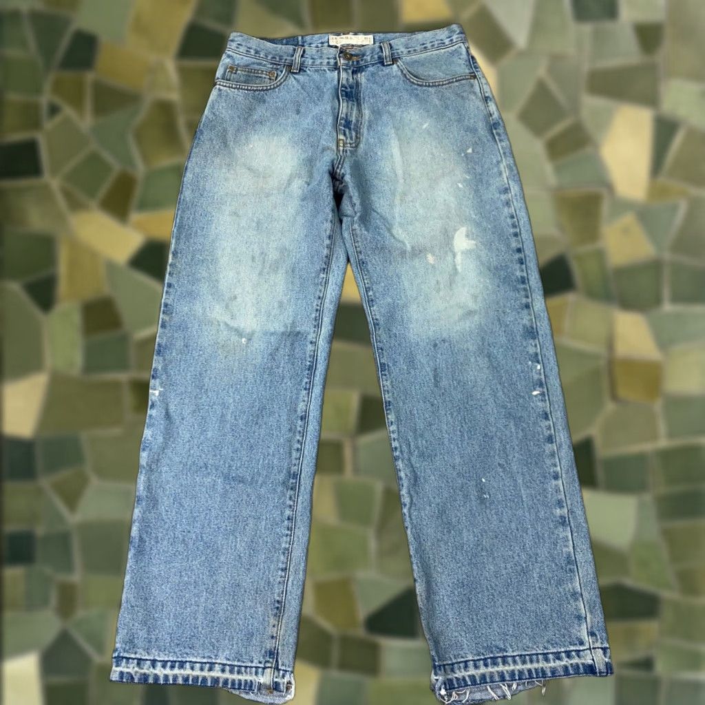 Thrasher VINTAGE Bullhead Jeans 90s Distressed Blue Regular Fit 30x31 Baggy Loose Mens Size US 30 / EU 46 - 1 Thumbnail