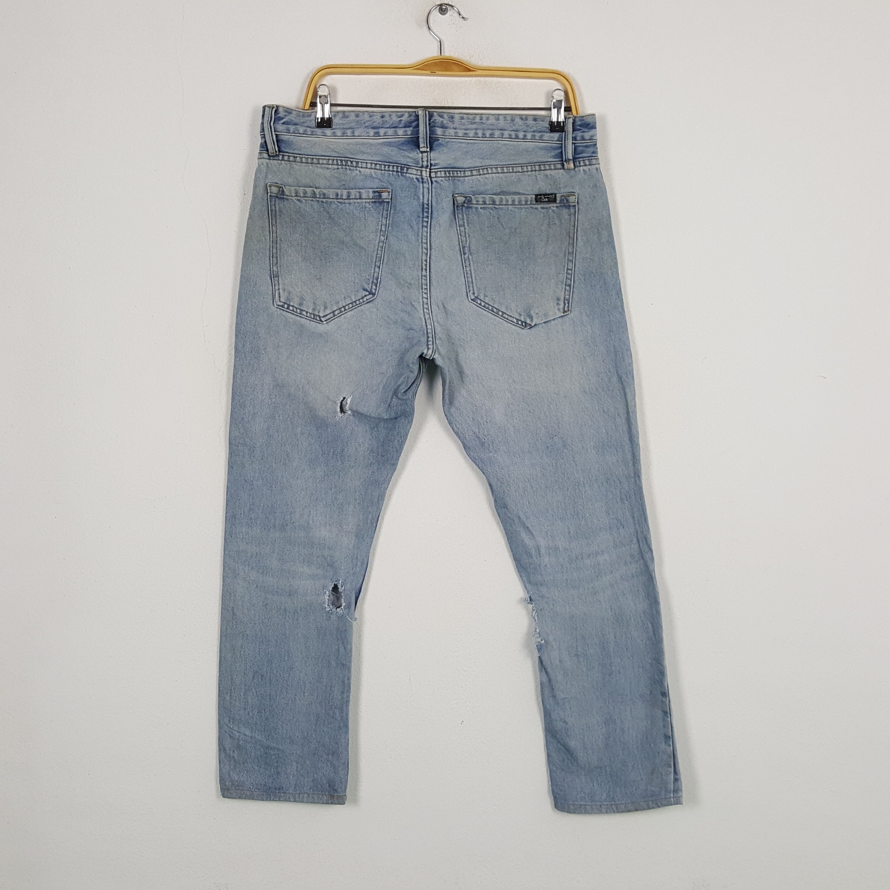 Andy Warhol × Billabong × Vintage Vintage ANDY WARHOL X BILLABONG Rare Design Distressed Jeans Size US 34 / EU 50 - 4 Thumbnail