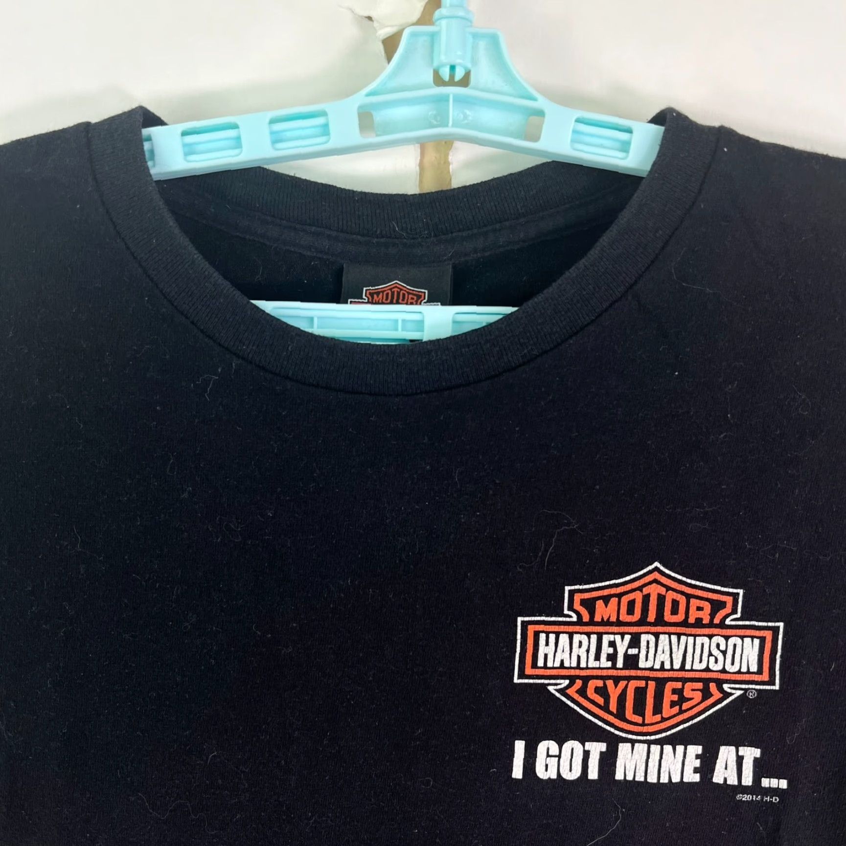 Harley Davidson VINTAGE Harley-Davidson T-Shirt SHIRT Adult L Black Graphic Print 90s Mens Size US L / EU 52-54 / 3 - 4 Thumbnail