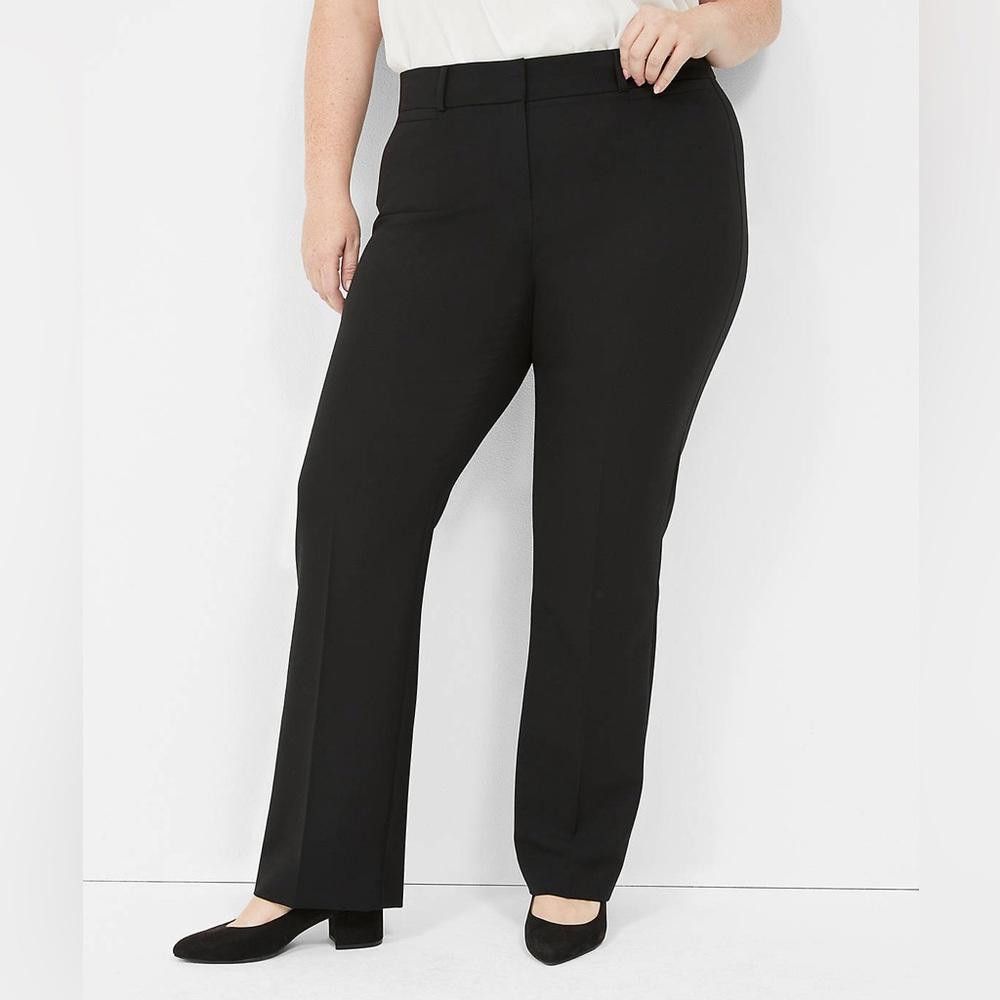 Designer Lane Bryant l Perfect Drape Straight Pant Size 24 Size 42" / US 20 - 11 Thumbnail