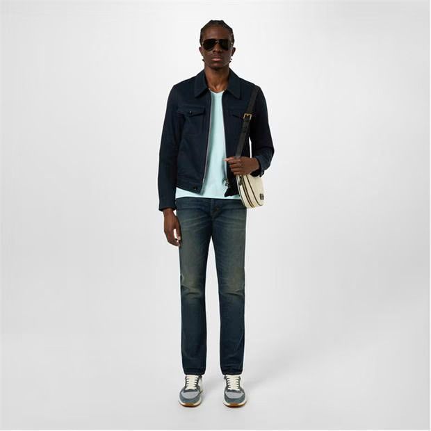 Tom Ford o1g2r1mq0724 Linen Blouson in Navy Blue Size US XL / EU 56 / 4 - 6 Thumbnail