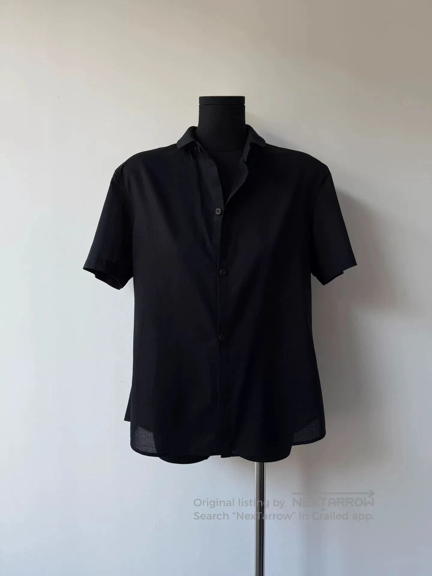 Y's yohji yamamoto y's black short sleeve shirt. Size US M / EU 48-50 / 2 - 5 Thumbnail