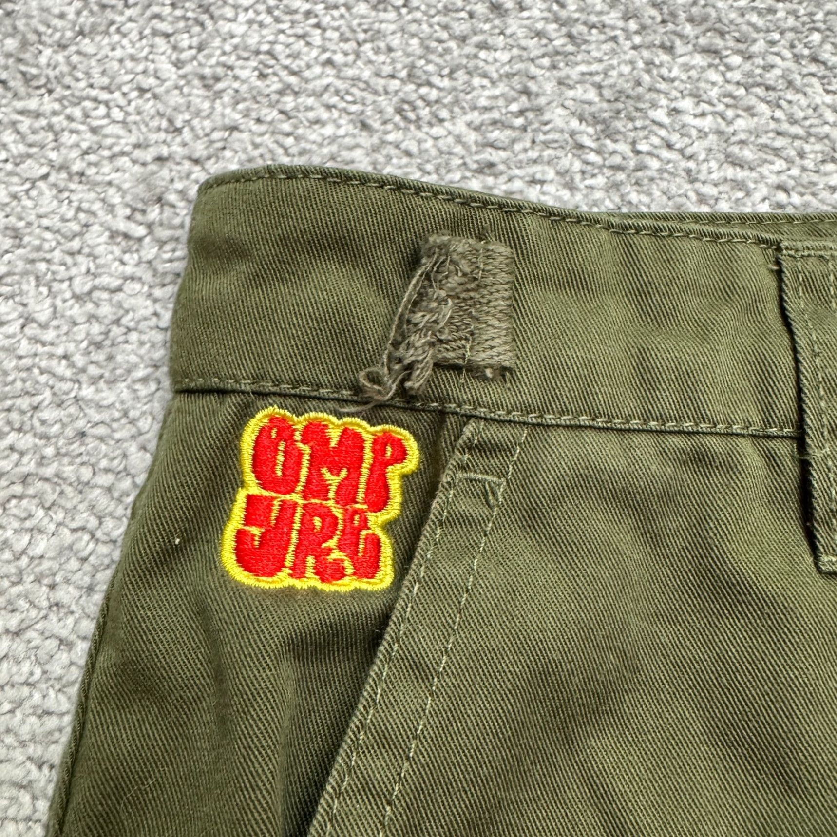 Empyre Vintage Gmpyre Relax Cargo Pants Mens 28 Olive Green Straight Casual 32x26 Size US 28 / EU 44 - 6 Thumbnail