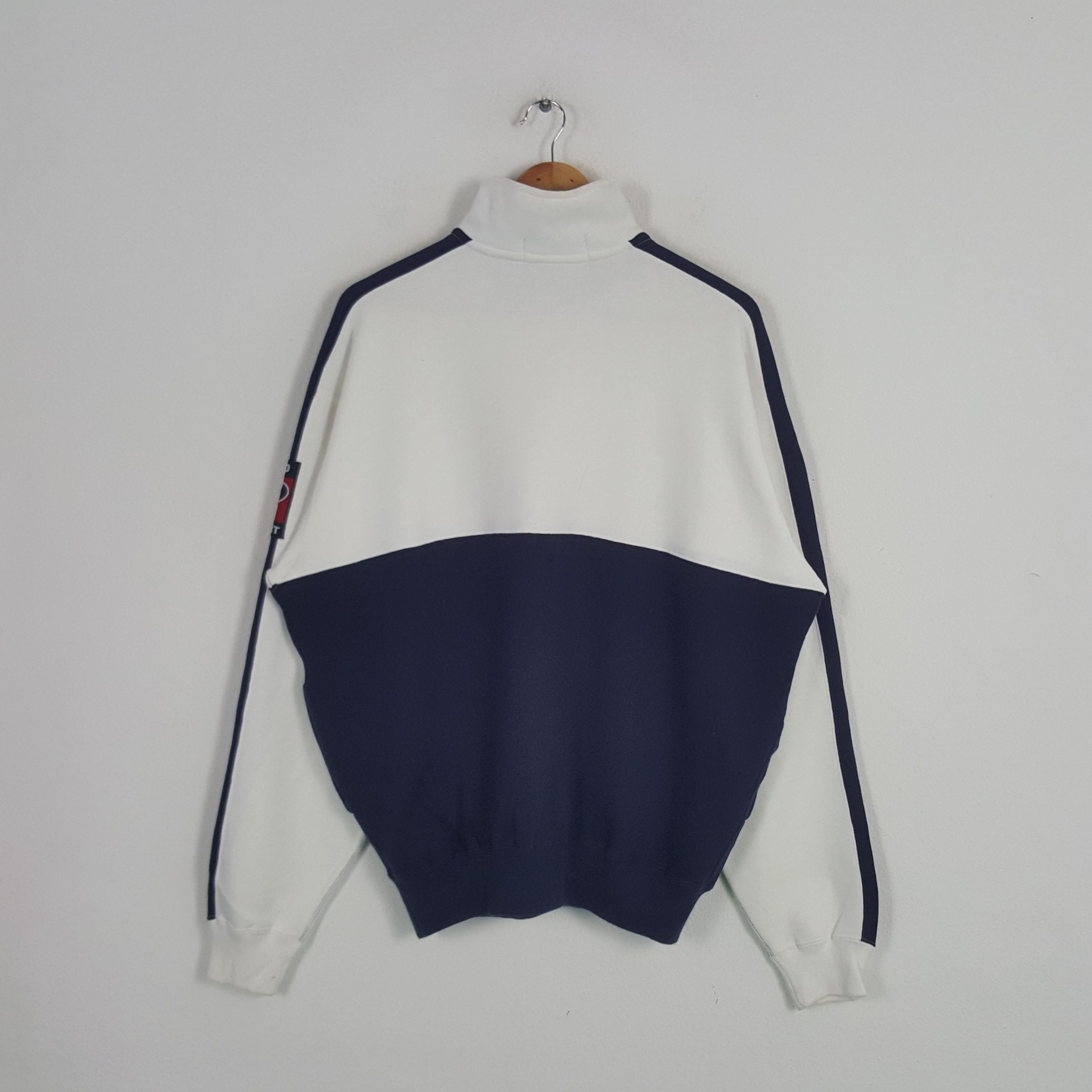 Polo Ralph Lauren × Vintage Vintage Polo Sports American Half Zipper Sweatshirt Size US XL / EU 56 / 4 - 3 Thumbnail
