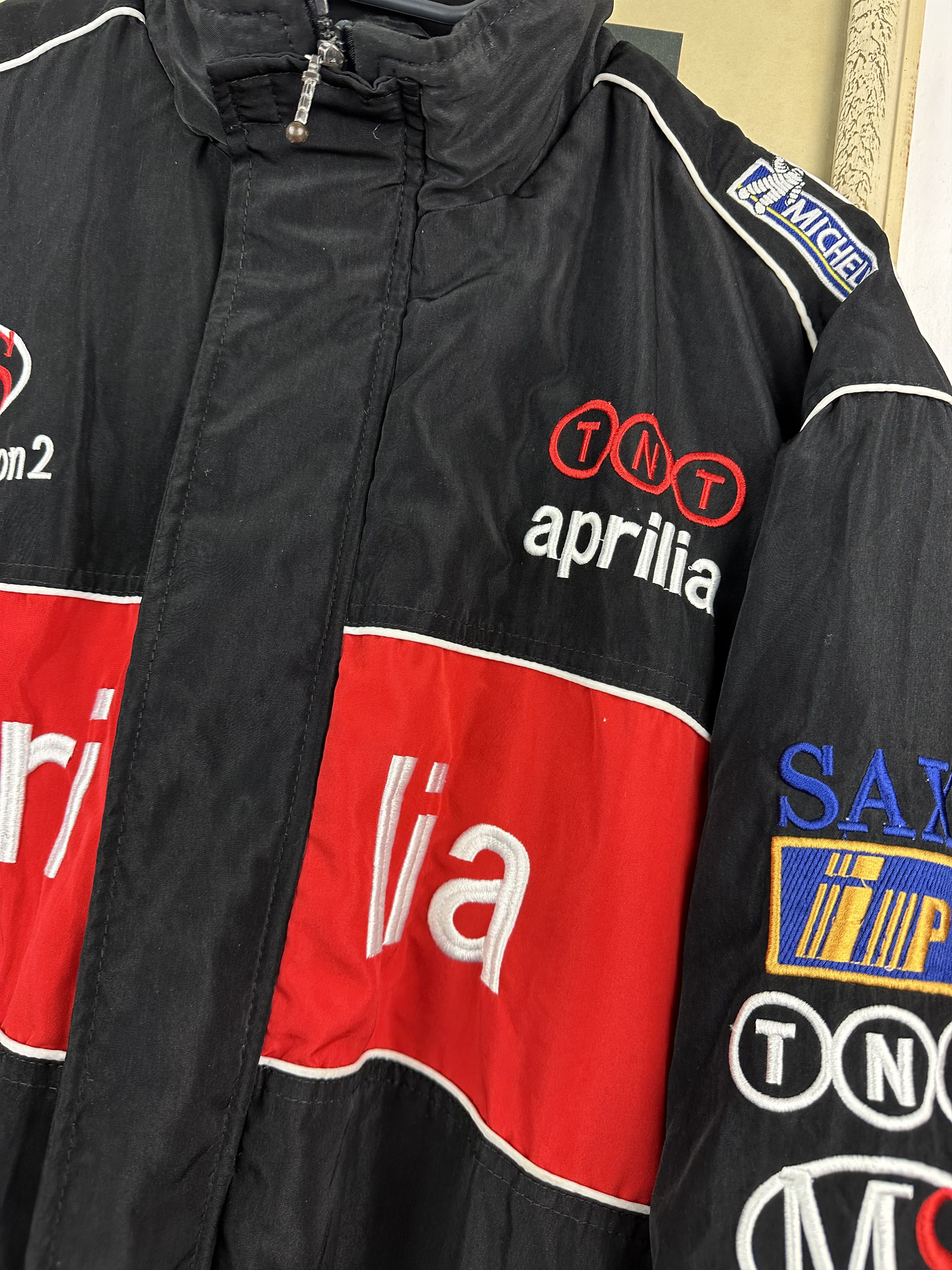 Vintage Vintage Aprilia Racing Jacket Bomber Rare Ferrari Marlboro Size US XL / EU 56 / 4 - 5 Thumbnail