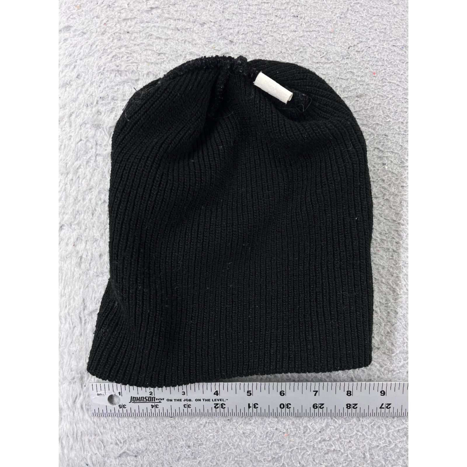Vintage Target Beanie Toque Black Knit Adult One Size 100% Acrylic Ski Logo Unisex Size ONE SIZE - 4 Thumbnail