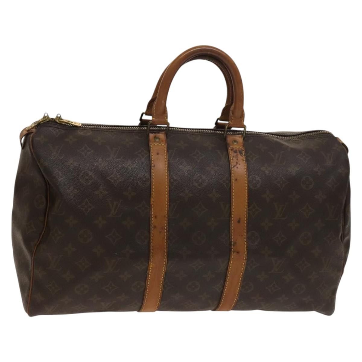 Louis Vuitton LOUIS VUITTON Monogram Keepall 45 Boston Bag M41428 Size ONE SIZE - 1 Thumbnail