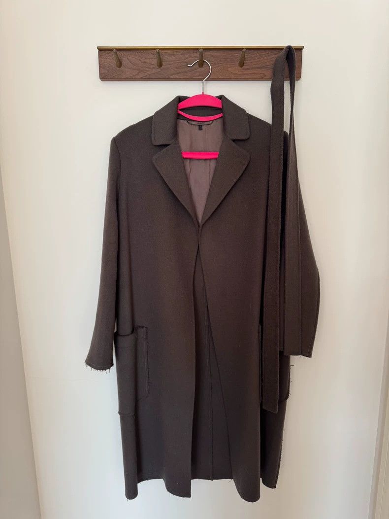 Helmut Lang Helmut Lang Wool Cashmere Long Coat - dmc Size US S / EU 44-46 / 1 - 1 Thumbnail