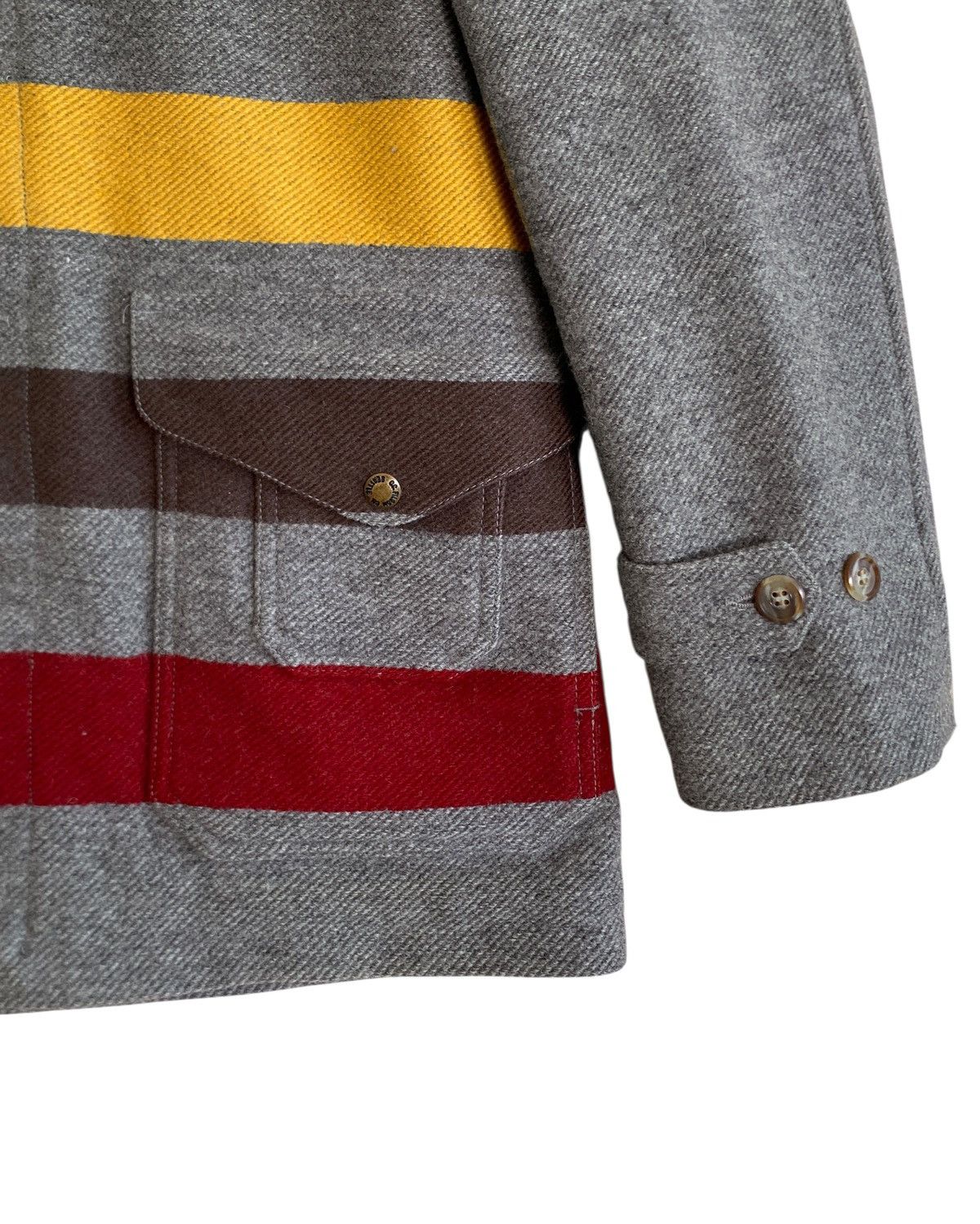 Filson Very Rare Vintage Filson Mackinaw Wool Hoodie Jacket 1980s Size US M / EU 48-50 / 2 - 7 Thumbnail
