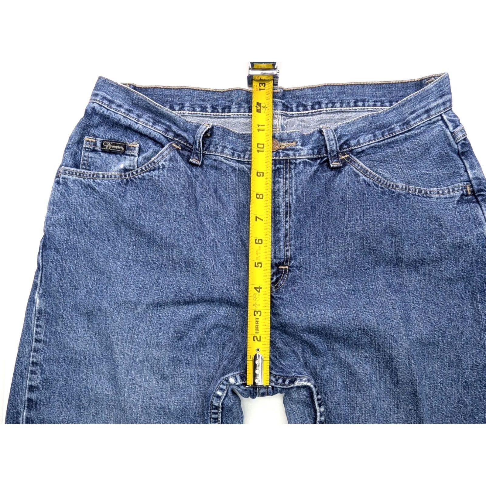 Wrangler Wrangler VTG Classic Straight Leg Cotton Denim Jeans Women 12x30 TRUE 32x29 Size 34" / US 12 / IT 48 - 5 Thumbnail