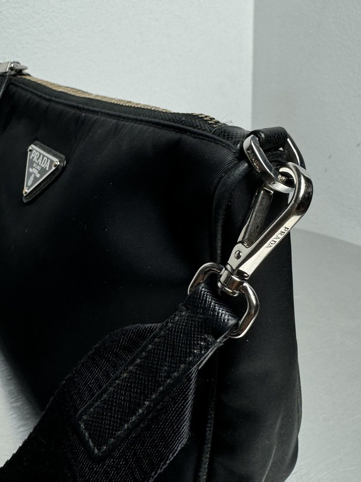 Prada Prada Re-Nylon / Saffiano Shoulder Bag Black Size ONE SIZE - 5 Thumbnail