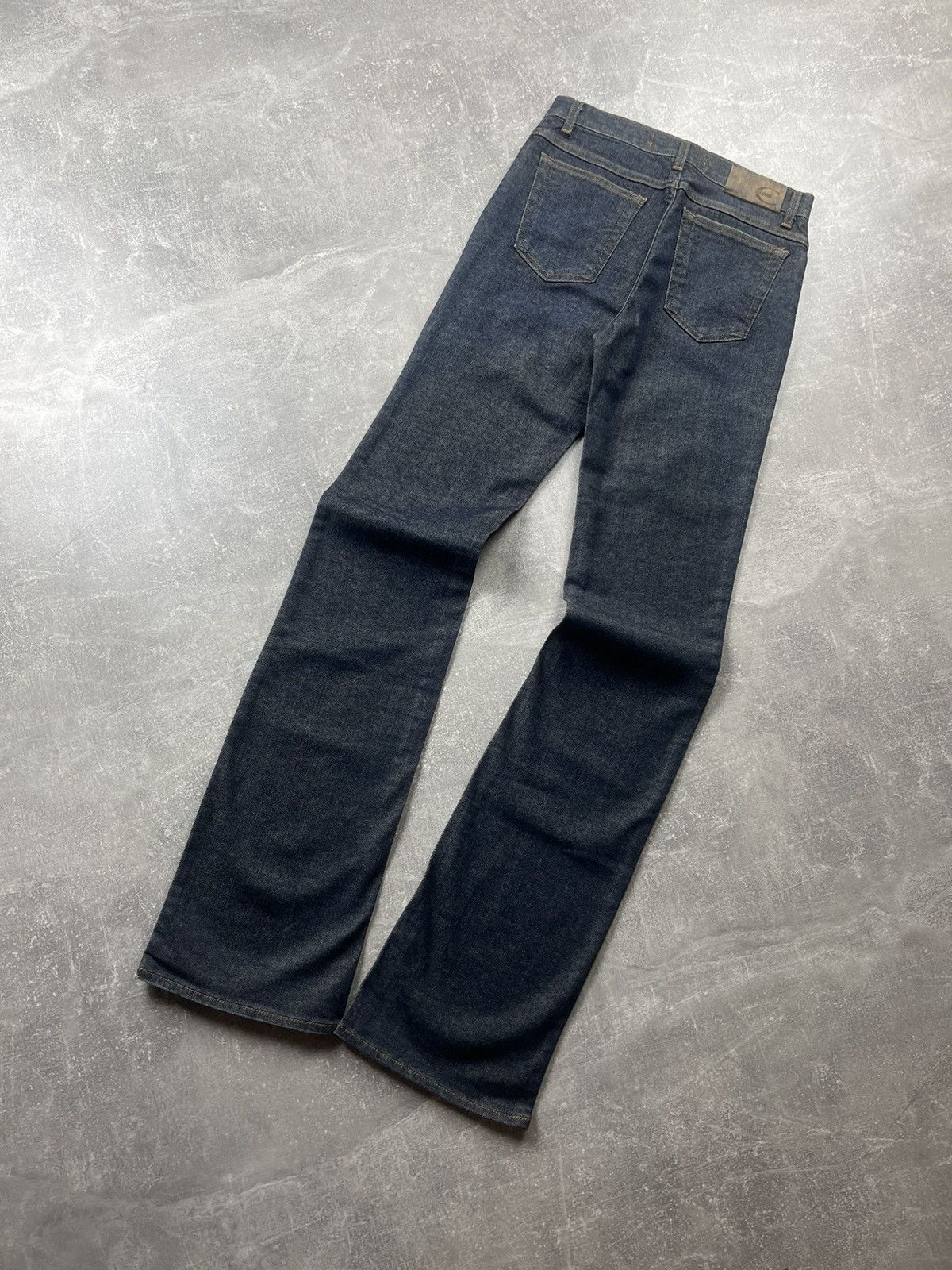 Just Cavalli Just Cavalli Flared Boot Cut Dark Blue Gradient Denim Jeans Size 27" / US 4 / IT 40 - 1 Thumbnail