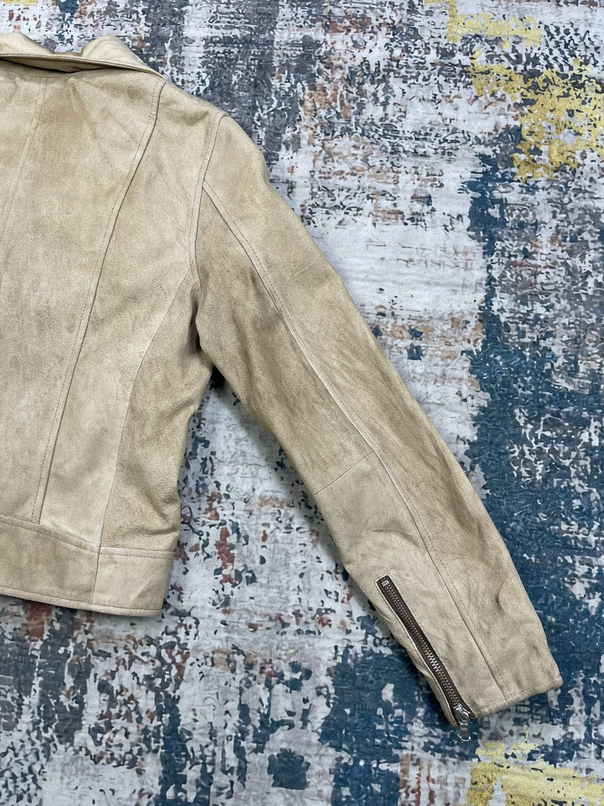 United Arrows United Arrow Suede Leather Rider Jacket Size S / US 4 / IT 40 - 5 Thumbnail