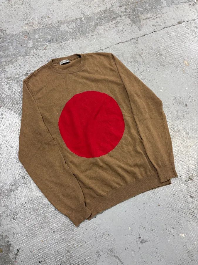 Daniele Alessandrini 2000s Daniele Alessandrini Brown Japan Wool Sweater Size US S / EU 44-46 / 1 - 4 Thumbnail