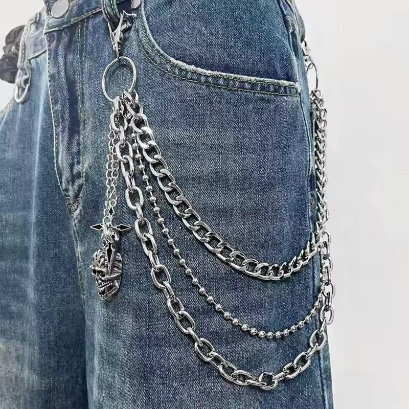 Japanese Brand × Vintage Vintage Y2K Punk Goth Emo Skull Pile