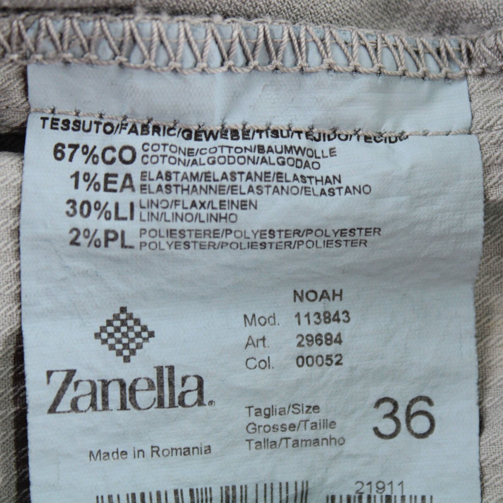 Zanella Zanella New with tags Chino Size 36 US In Gray Size US 36 / EU 52 - 7 Thumbnail