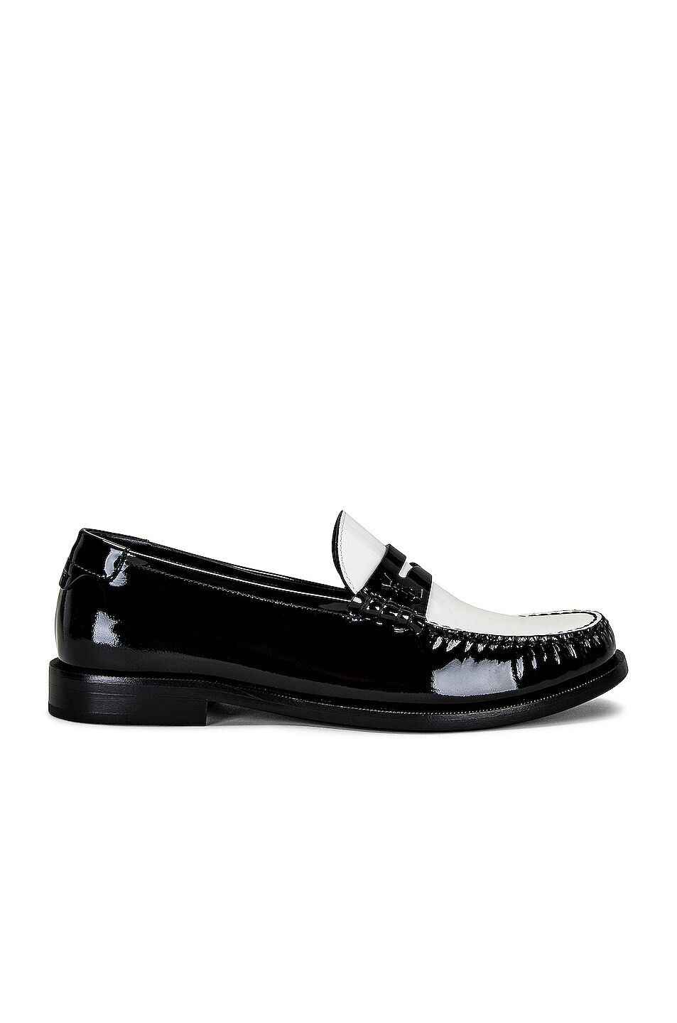 Saint Laurent Paris o1bcso1str1124 Le Loafer Penny Slippers in Black Size US 11 / IT 41 - 1 Thumbnail