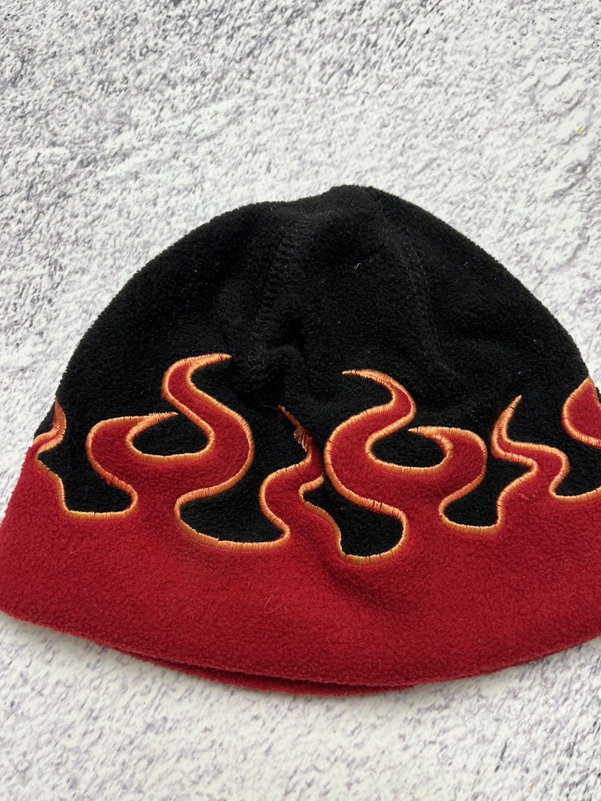 Japanese Brand 🔥FlameFire Fleece Hat Y2K Hellfire Skate Sk8 Beanie Knitted Size ONE SIZE - 4 Thumbnail