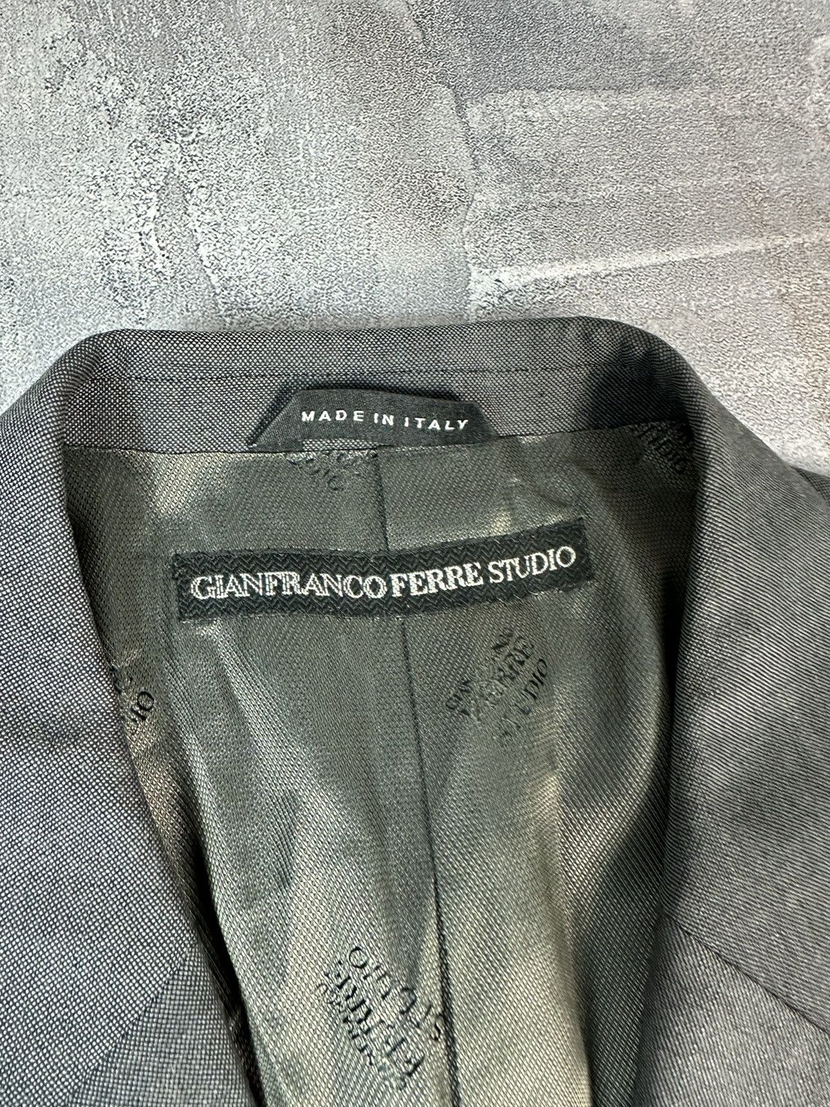 Ferre × Gianfranco Ferre × Vintage GianFranco Ferre Studio suit gray Size 50R - 6 Thumbnail
