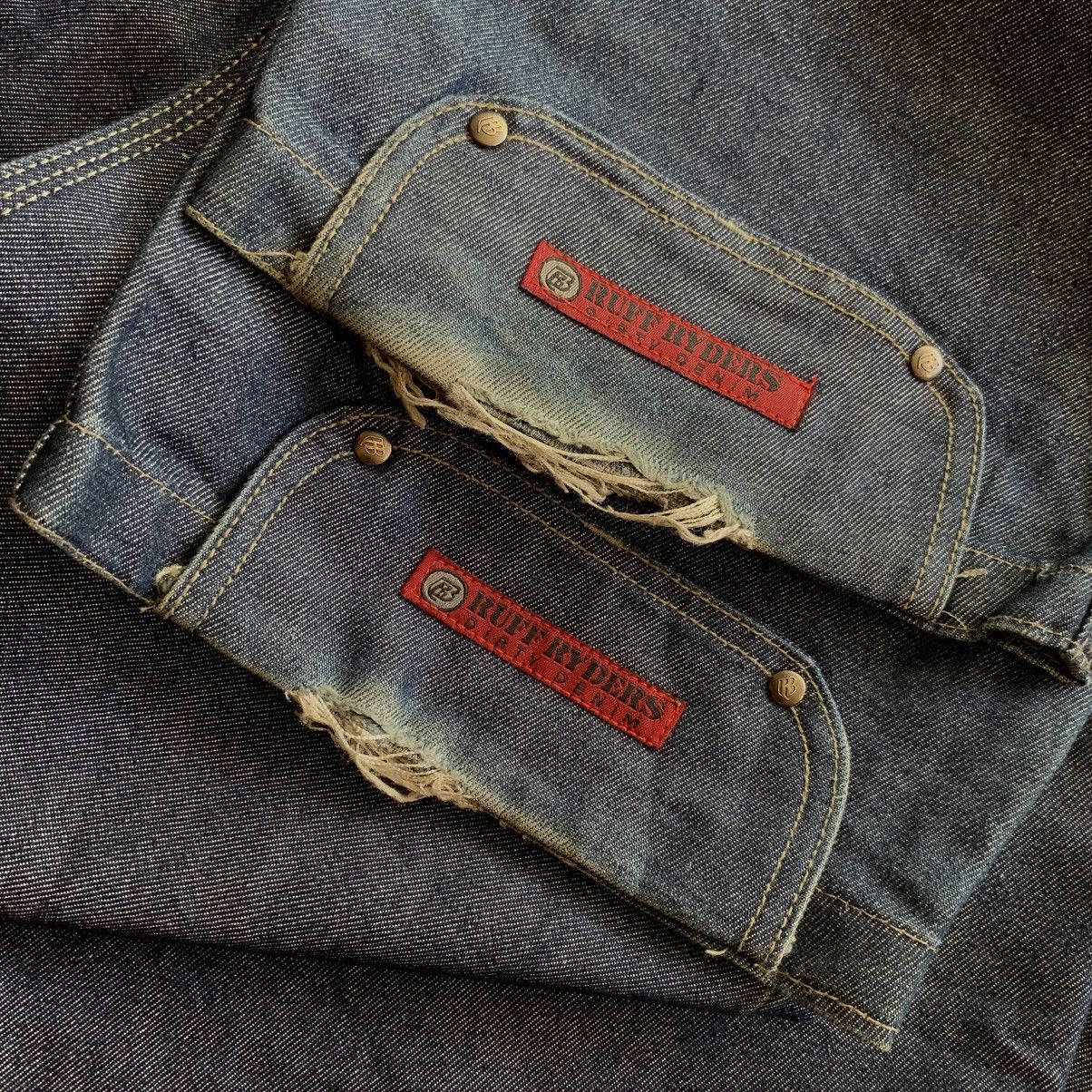 Ruff Ryders Ruff Ryders DMX Dirty Denim Carpenter Jeans Size US 34 / EU 50 - 14 Thumbnail