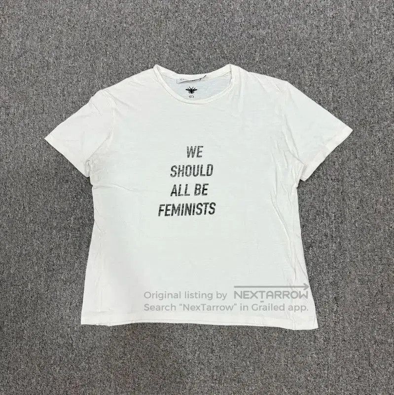 Dior Dior White Cotton Women's T. Size M / US 6-8 / IT 42-44 - 1 Thumbnail