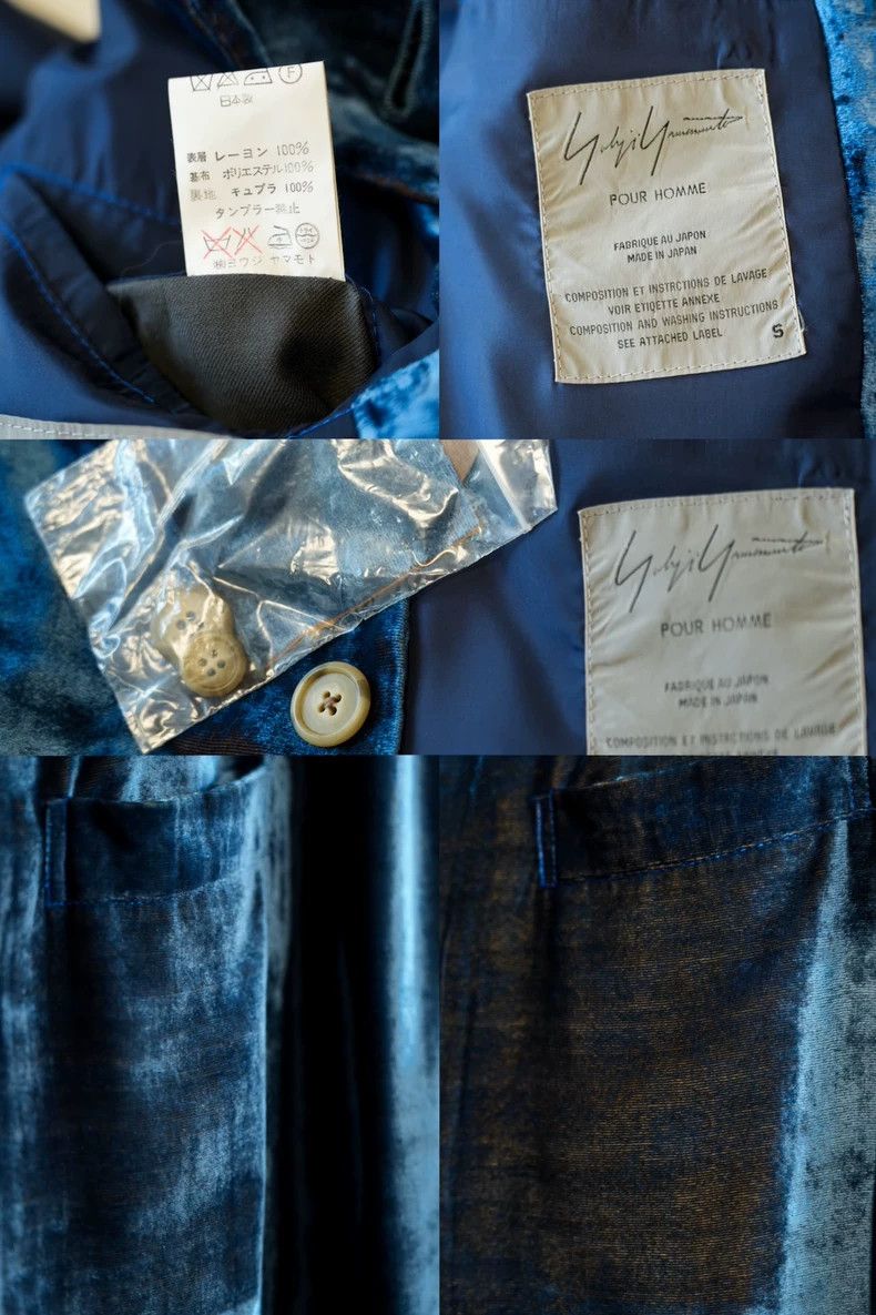 Yohji Yamamoto yohji yamamoto92SS Show Velvet Jacket 2503-Nextarrow Size US S / EU 44-46 / 1 - 6 Thumbnail