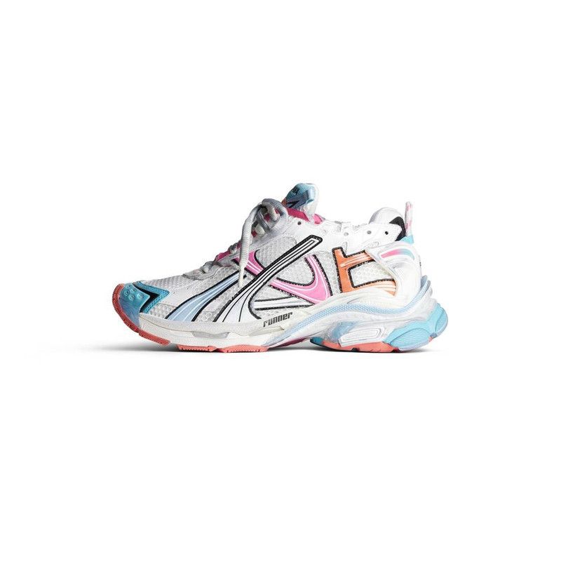 Balenciaga o1tr1nto0326 Runner Sneakers in Multicolor Size US 8 / IT 38 - 4 Thumbnail