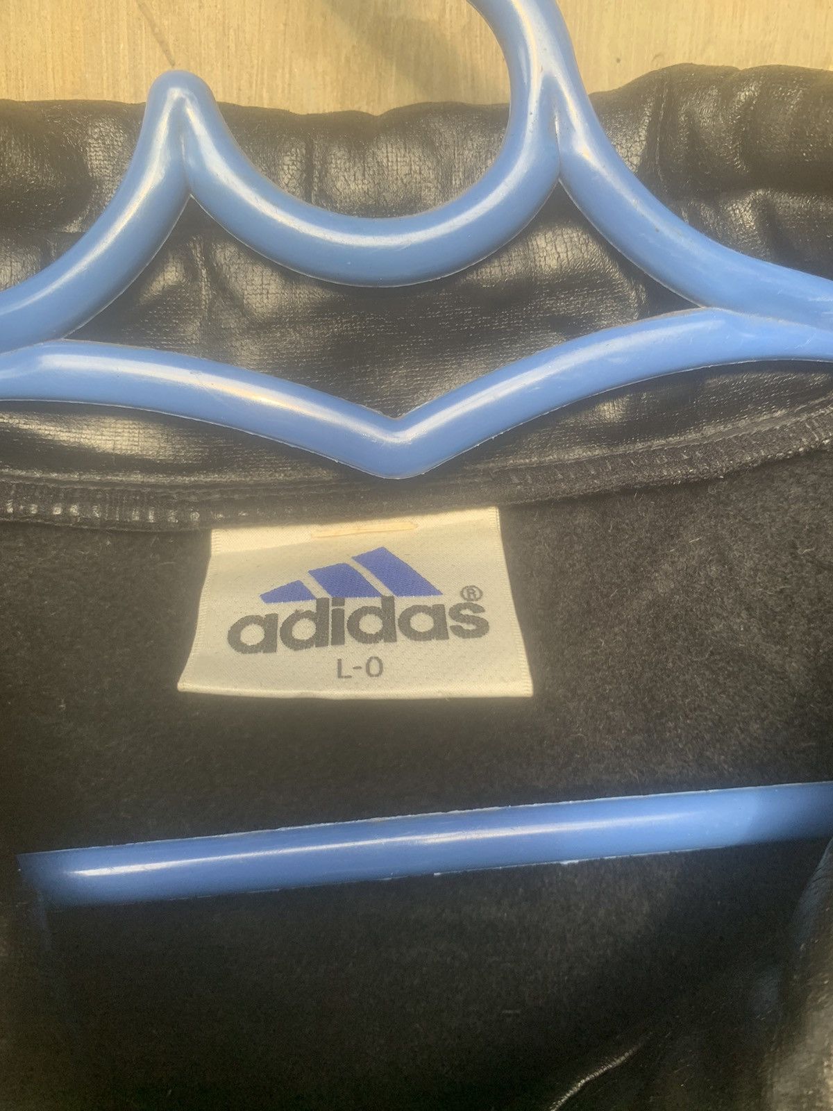 Adidas Vintage Adidas Leather Jacket Size US XL / EU 56 / 4 - 3 Thumbnail