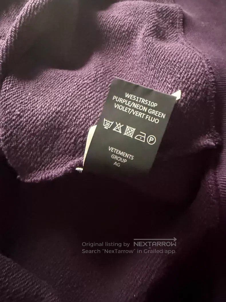 Vetements VETEMENTS Embroidered Purple Sanskrit Jacket Size US M / EU 48-50 / 2 - 9 Thumbnail
