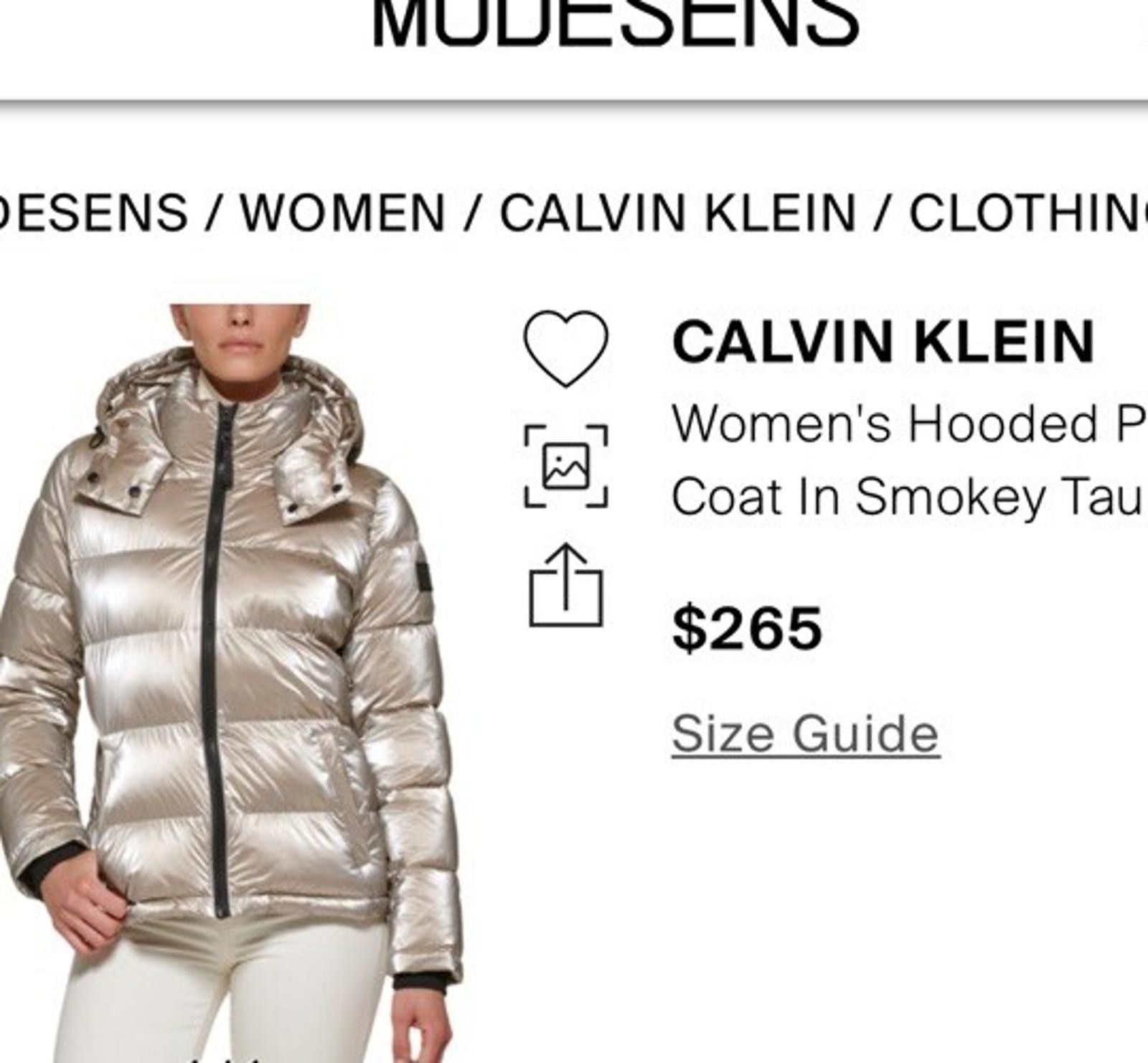 Calvin Klein Calvin Klein New York Breathable Puffer Bronze Jacket Sz M Size M / US 6-8 / IT 42-44 - 2 Thumbnail