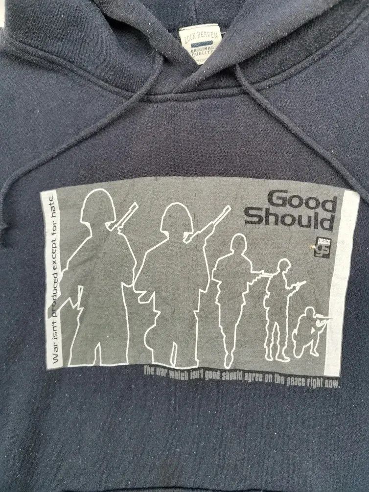 Japanese Brand Rare!!! Peace Good Should Hoodie Sweatshirt Size US M / EU 48-50 / 2 - 6 Thumbnail