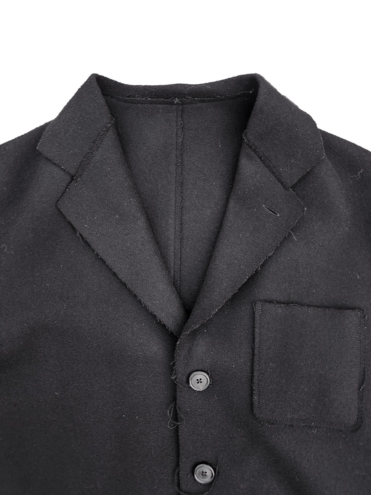 Ann Demeulemeester Ann Demeulemeester Fleece Wool Blazer Size US XS / EU 42 / 0 - 3 Thumbnail