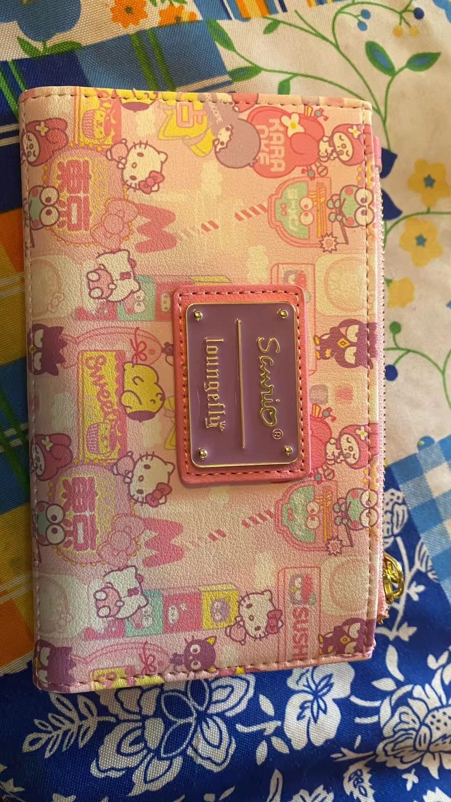 Japanese Brand × Vintage Sanrio Hello Kitty Purse Pink Wallet Size ONE SIZE - 1 Thumbnail
