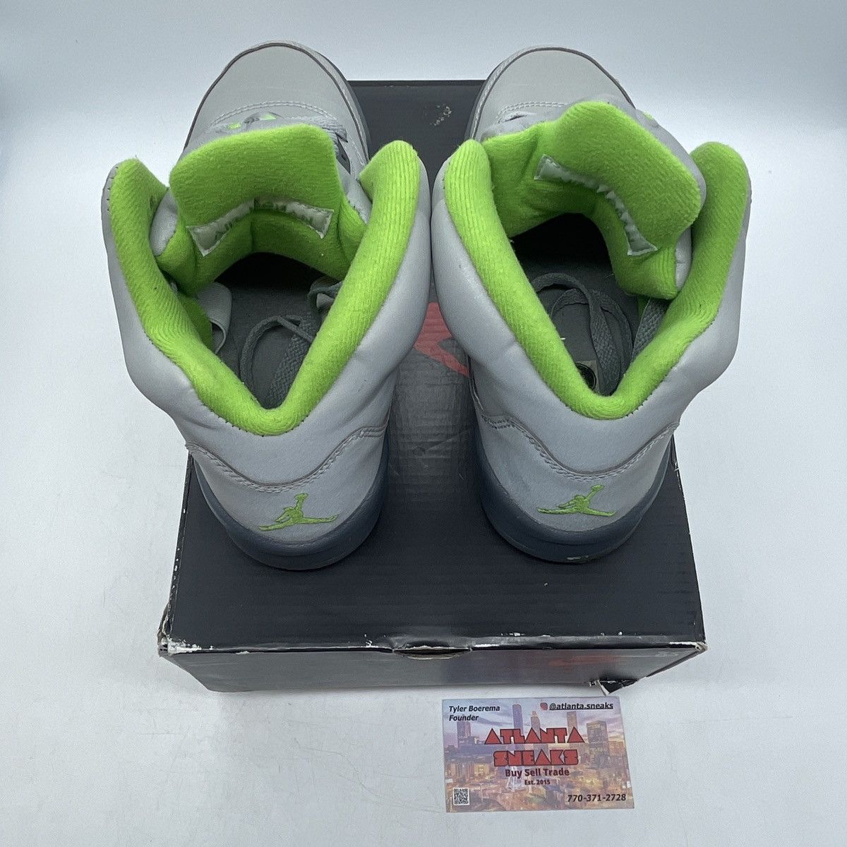 Jordan Brand Air Jordan 5 green bean Size US 5 / EU 37 - 6 Thumbnail